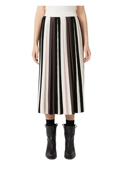 Gonna in viscosa plissé - MULTICOLOR Weekend MAXMARA | PLEIADI017
